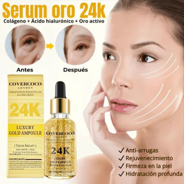 Serum Oro 24k - Autoestima Nuevamente - COMPRE 1 Y RECIBA 2